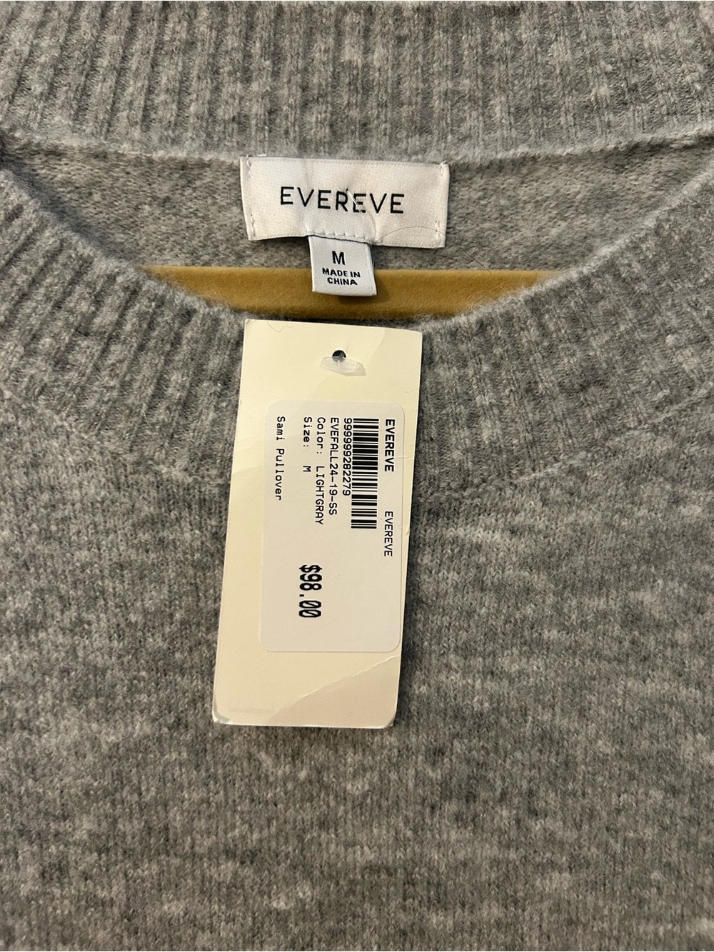 Evereve Sami Gray Short-Sleeve Crewneck Sweater - Women's - Picture 3 of 5